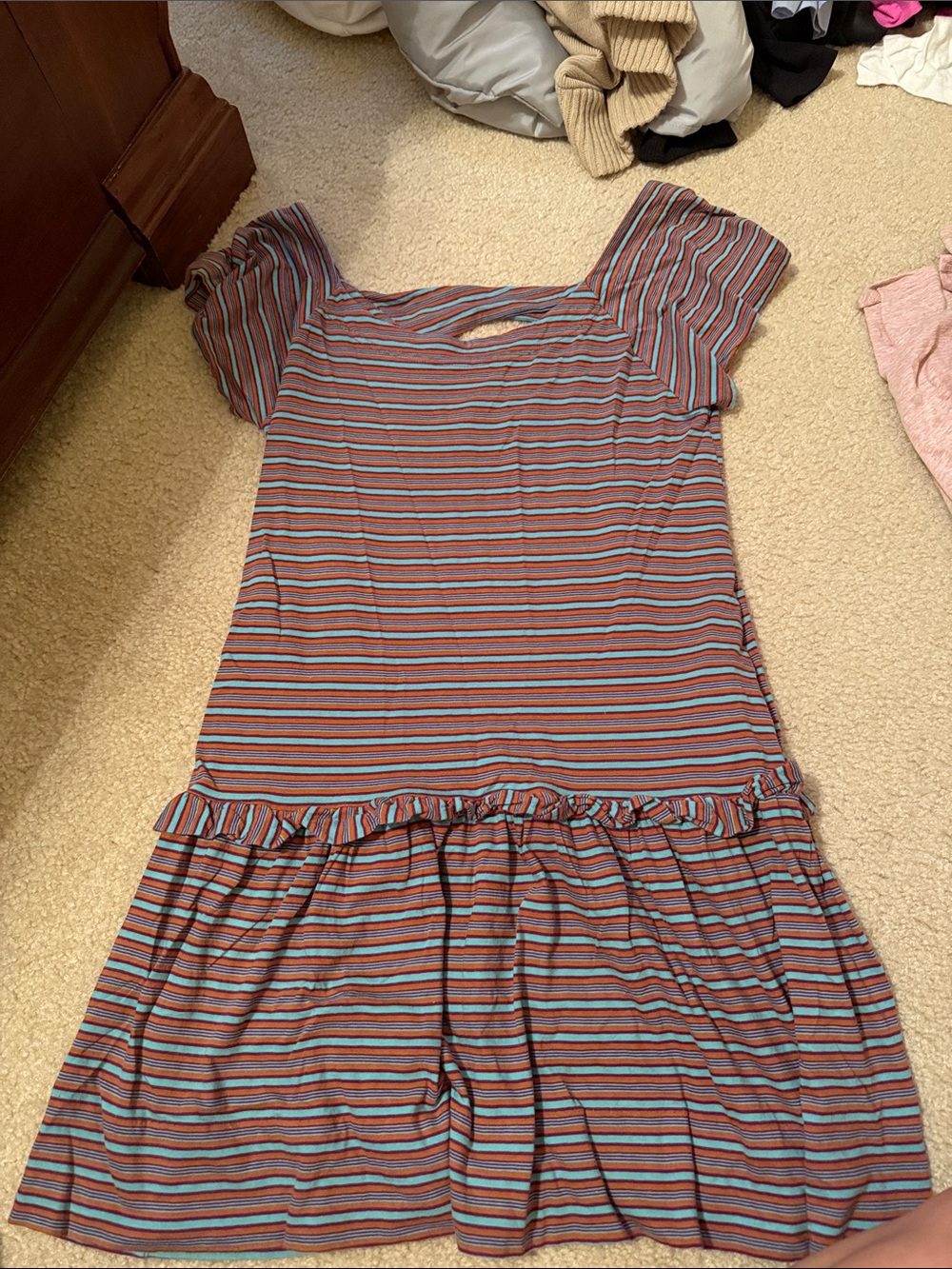 Like New Marc By Marc Jacobs Striped Tee Dress